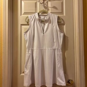 White Sleeveless Dress
